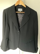 Chesca Size UK 20 Black Jacket with lacing detail