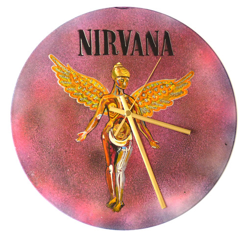 Nirvana wall clock - nirvana..wall, clock..pearl