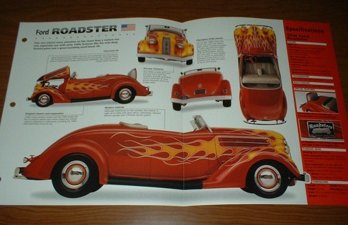 1936 ford roadster - ford, sheet