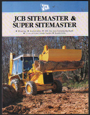 JCB Sitemaster & Super Sitemaster Backhoe Loaders Brochure Leaflet