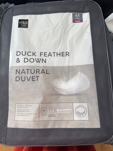 Duvet single tog s - 4.5, duck