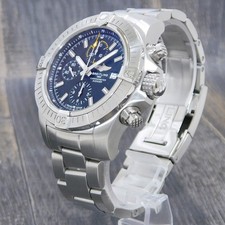 BREITLING Avenger Chrono A13317 S. Steel 45mm Auto Men's Watch #W626