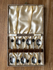 Vintage EPNS Black Coffee Bean