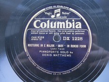 DENIS MATTHEWS  78 RPM 12"