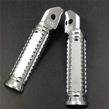 Front Silver foot pegs for