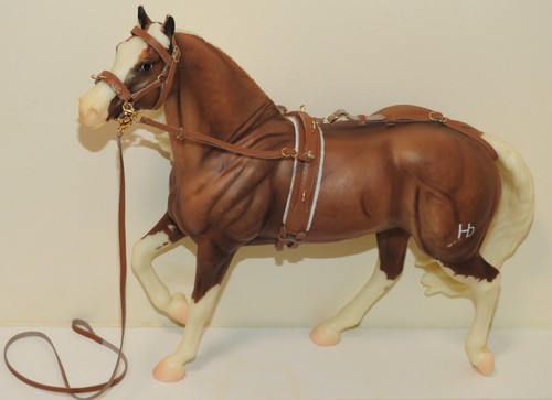 Leather lunging halter - , roller