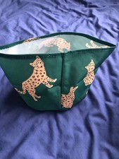 Avon Teal Fabric Storage Bin