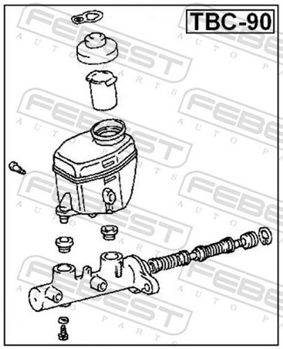 Für febest tbc brake - für, tbc-90