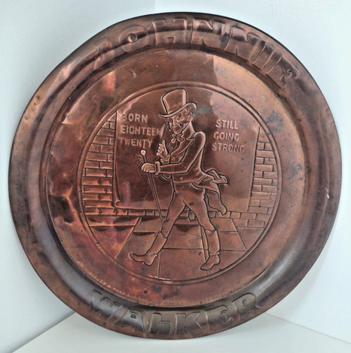 Vintage johnnie walker - johnnie, copper