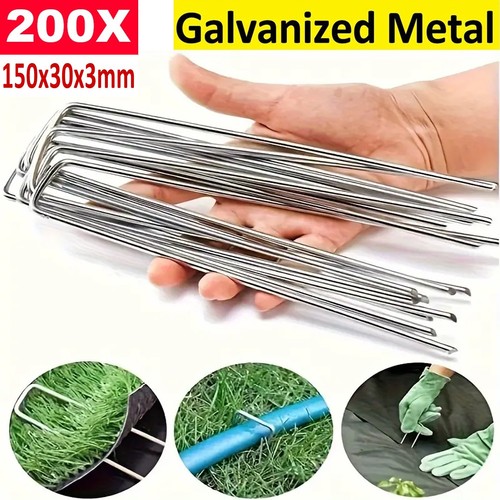 200pcs galvanised steel - 200pcs,