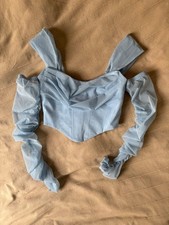 womens Polly light blue bodice