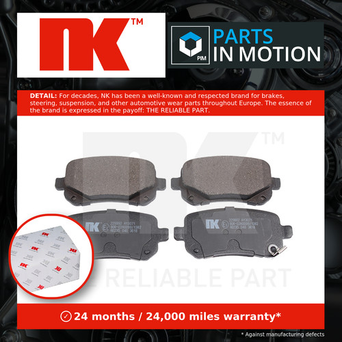 Brake pads set - pads,