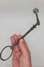 Antique Victorian Brass Grandfather / Longcase Clock Winding Key | Large 9.5"