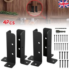 4Pcs Adjustable Deck Post Anchor Base Fence Support For Pergola Railing Brackets