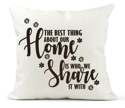 Cream canvas cushion home - canvas,