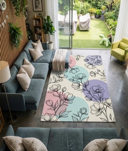 Hand tufted wool - hand,