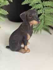 Cute JK Ceramic Doberman Puppy