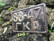 USSR  PLAIN PRESSED NUMBER