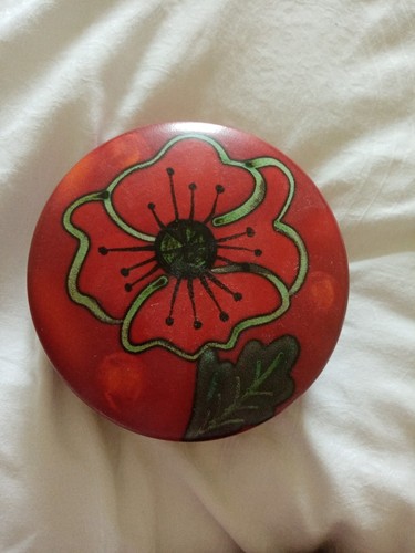 Poole pottery 14cm trinket - poole,