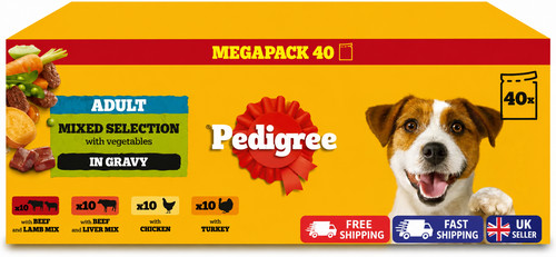 100g pedigree adult wet - 40, x