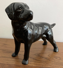 Black Labrador / Retriever Coopercraft Ceramic Figurine Ornament made in England