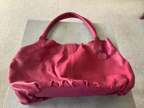 Gigi leather bag tote - , burgundy