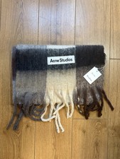 Acne Studios Grey Wool Scarf