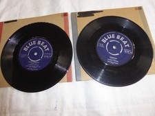 CLANCY ECCLES.  RIVER JORDAN  +  FREEDOM  -   BLUE BEAT 2 X 45s