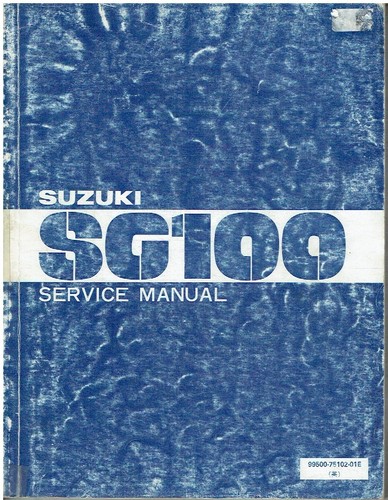 Suzuki sc100cx g - suzuki,