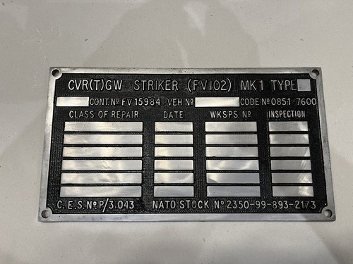 Cvrt striker fv102 - -,