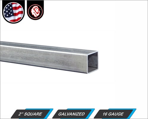 Galvanized square steel - 2",