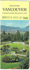 Vintage Discover Vancouver Canada Travel Brochure Photo Images 1961