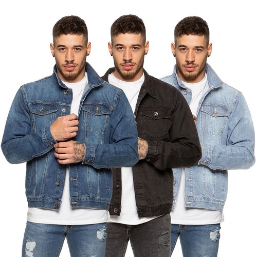 Enzo mens denim jacket - enzo,