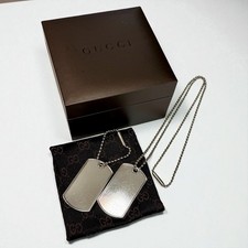 Gucci Dog Tag Plate Sterling