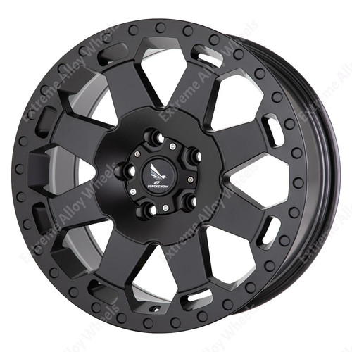Black at5 alloy wheels - 16",