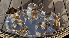 5 Piece Silver Plated Art Deco