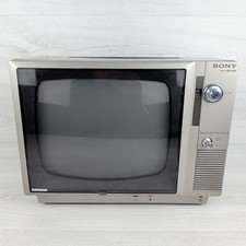 Sony TV-121UK Vintage Portable TV 12-Inch Retro CRT Television Tested