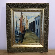 Vintage Nautical Boats Harbour