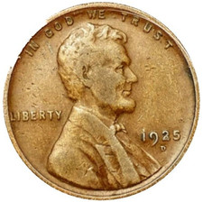1925 D Lincoln Cent Good -