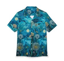 Unisex hawaiian button down - hawaiian, button-down