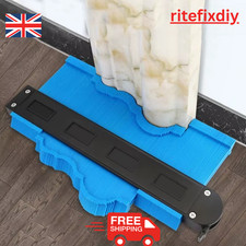 Profile Contour Gauge Duplicator Ruler Template Tool for Wood Tile Cutting