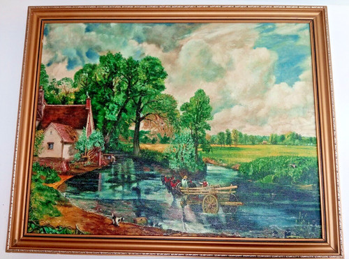 Vintage original oil painting - vintage,