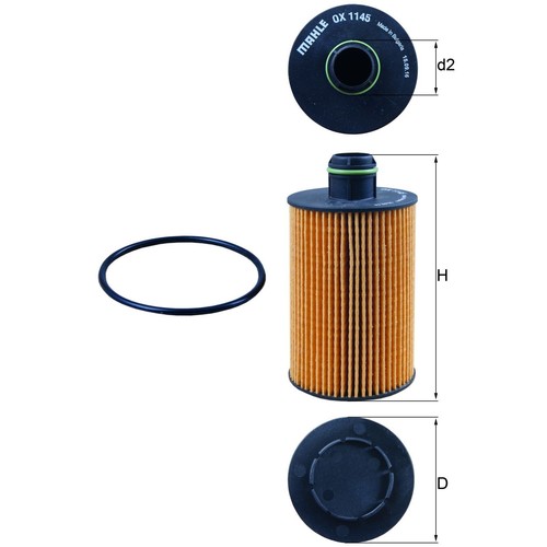 Genuine mahle oil filter - mahle,