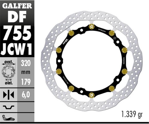 Galfer front brake - front,