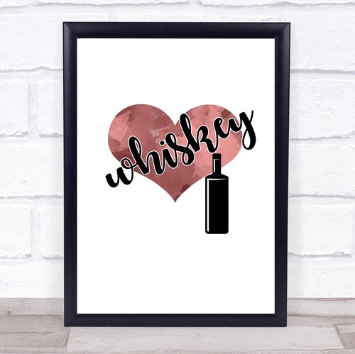 Love whiskey quote typogrophy - love,