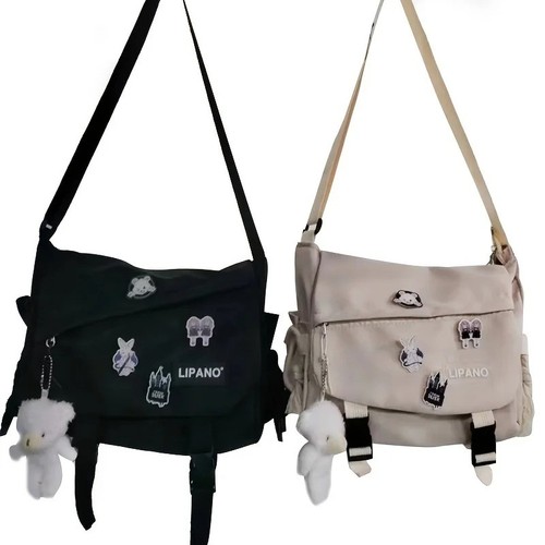 Men nylon messenger - messenger, bag