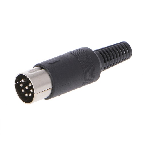 Male din plug socket connector - male,