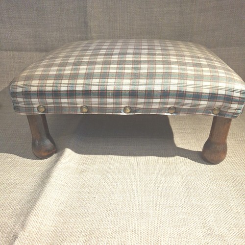 Foot stool with - , fabric