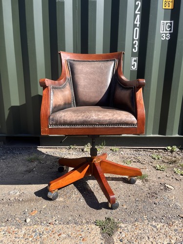 Vintage swivel office chair - vintage,