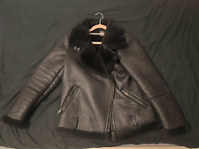 PRIMARK WOMENS BLACK AVIATOR WINTER JACKET SIZE UK 14 - 19/12/24 LAST SALE DAY